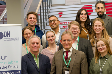 Die Klinik für Nephrologie, Angiologie, Hypertensiologie und Rheumatologie des KRH Siloah beim DGfN-Jahreskongress